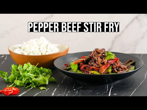 Pepper Beef Stir Fry  Easy Beef Stir Fry In Less Than 30 Minutes