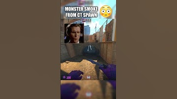 Fastest Monster smoke on Overpass #CS2 #counterstrike2 #shorts