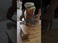 Installing Wood Floor Around a Kitchen Island Pipe #flooringsurgeons #ukhomes #renovation