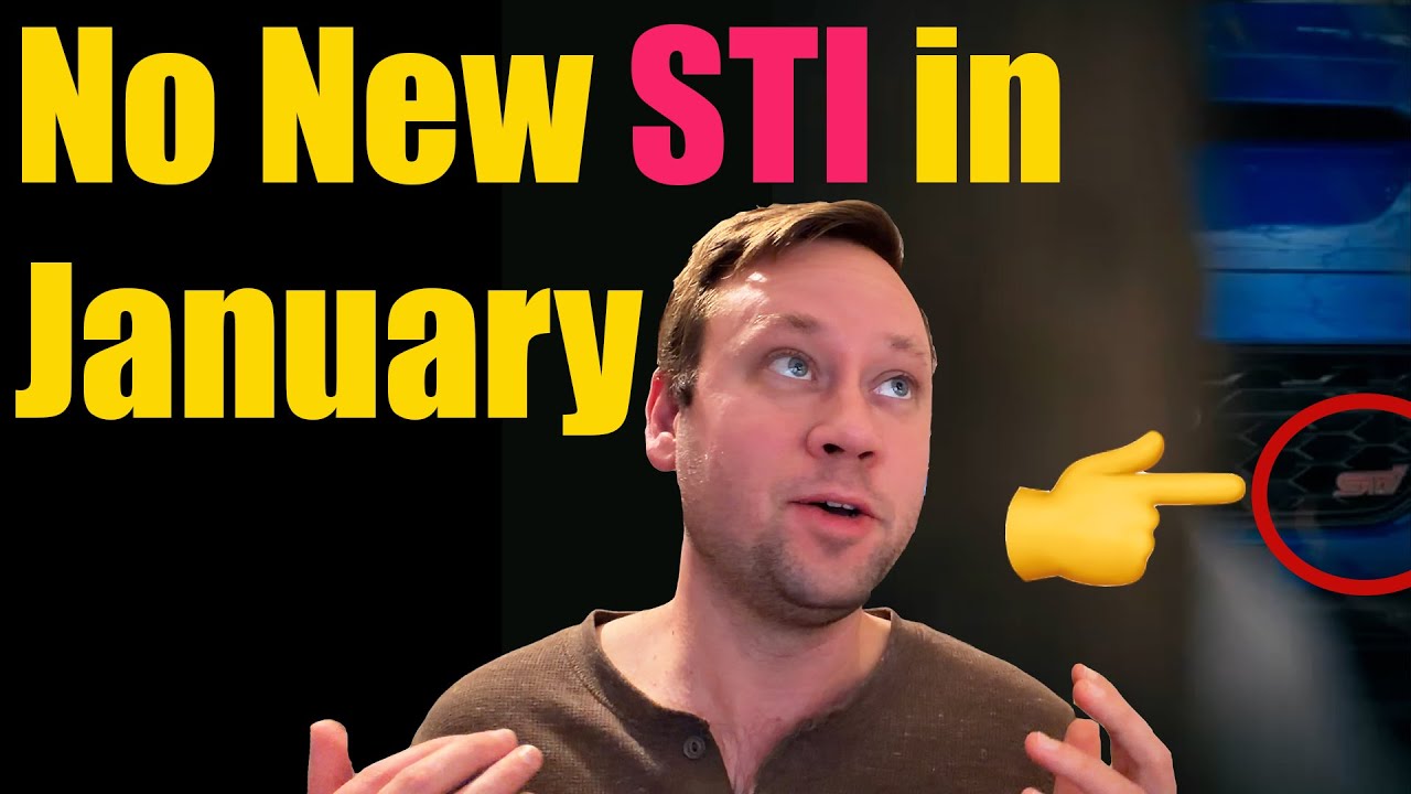 No, Subaru Probably Isn’t Revealing a new WRX STI in January