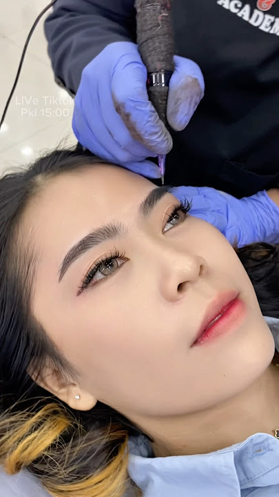 Affordable eyebrow embroidery with truly natural results | Eyebrow embroidery handled by senior a...