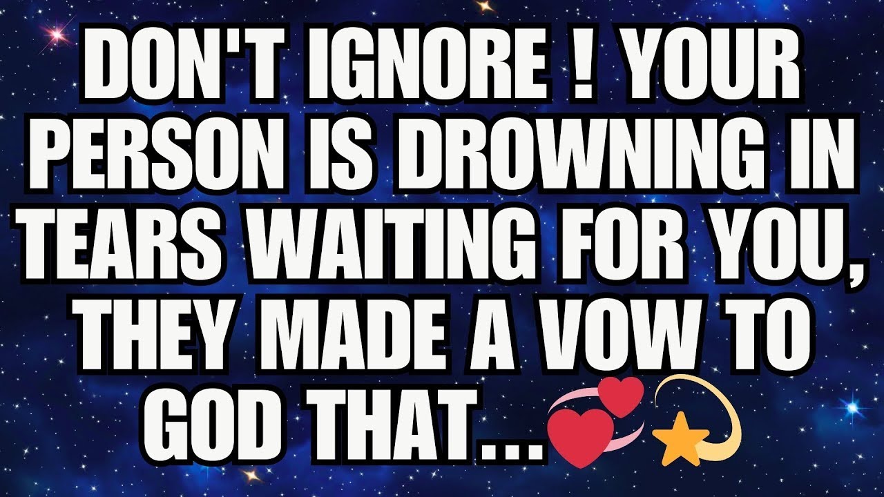 Don't Ignore! Your Person Is Drowning in tears Waiting For You, They Made A Vow To God That...