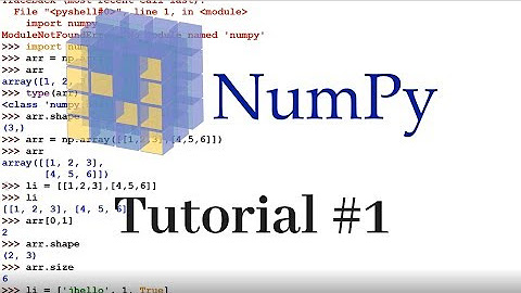 Numpy Module Tutorials - YouTube