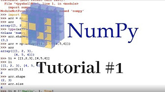 Numpy Module Tutorials - YouTube
