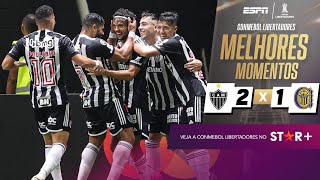 SCARPA E PAULINHO BRILHAM, ATLÉTICO-MG VENCE O ROSARIO E SEGUE 100% NA LIBERTADORES image