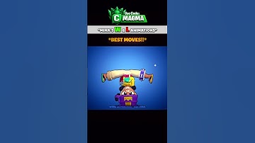 New Brawler Mina Animations Are Crazy! 🔥 #brawlstars #brawlstarsshorts
