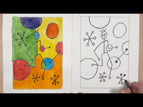 How to Draw like Joan Miro