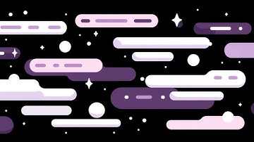 Abstract Purple Pink Capsule Clouds with Sparkle Stars Seamless Motion Background Loop 4K 60FPS