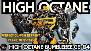 Custom Repaint Bumblebee High Octane Black DLX CE-04 Transformers AOE Age Of Extinction