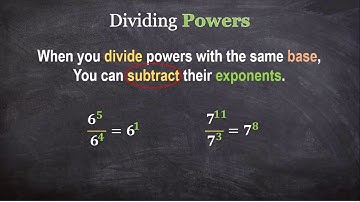 Dividing Powers | Math