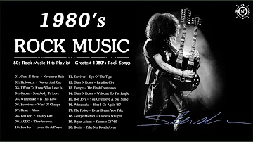 80s Rock Music Hits Playlist | Greatest 1980's Rock Songs