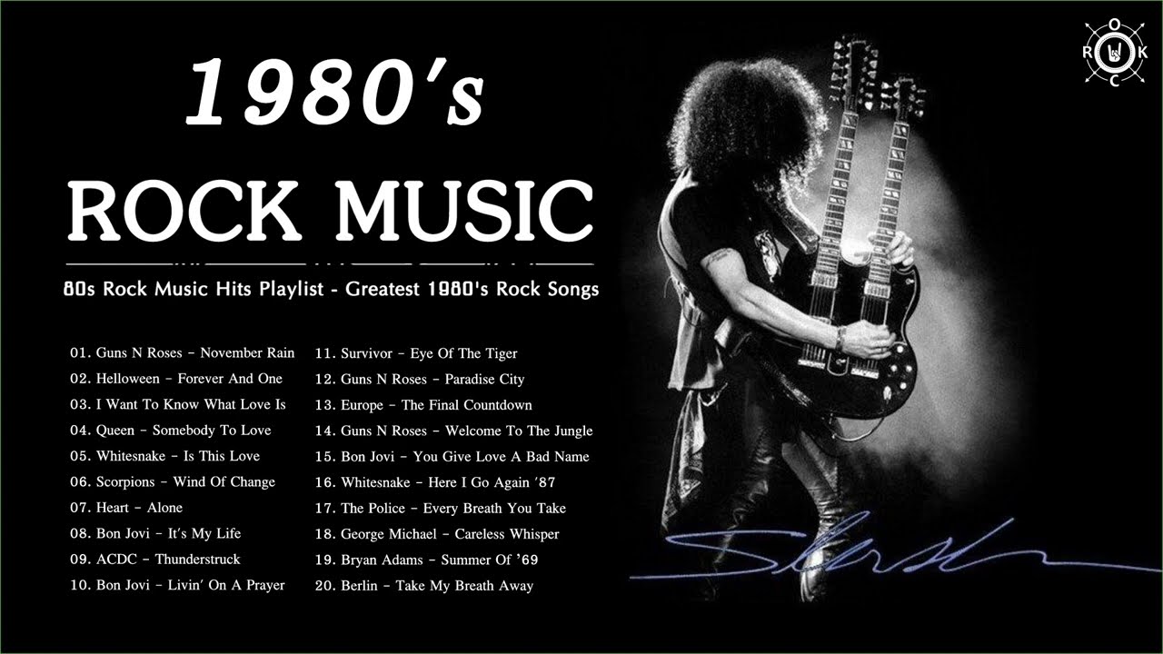 80s Rock Music Hits Playlist 1980's Rock Songs - YouTube