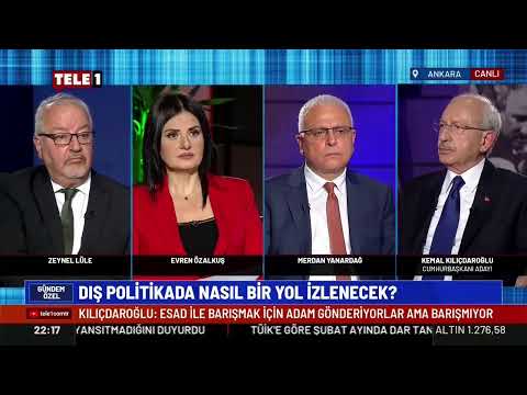 Tele-1 TV’de, Gazeteciler Merdan Yanardağ ve Evren Özalkuş'un sorularını yanıtlıyorum.