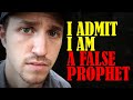 Troy black admits he is a false prophet prophesying from his own imagination
