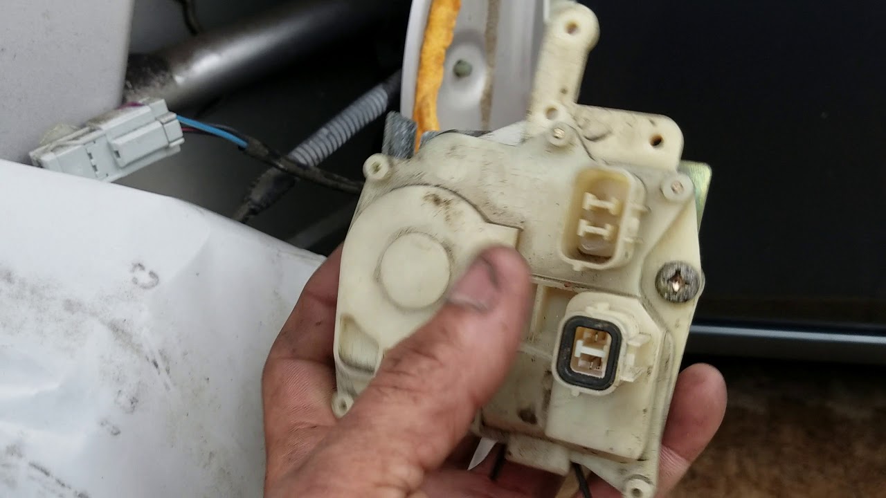 1998 Honda Accord door lock actuator replacement - YouTube