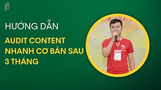 Hướng Dẫn Audit Content Cơ Bản Nhanh Sau 3 Tháng | Lê Phi Diễn