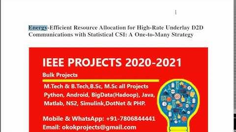 Energy Efficient Resource Allocation for High Rate Underlay D2D Communications With Statistical CSI