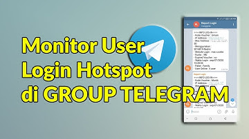 Monitor User Login dikirim ke Group TELEGRAM