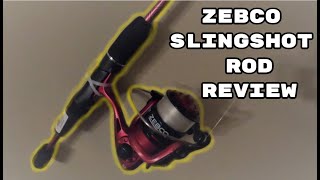 Zebco Slingshot Fishing Rod Review (Walmart $10) 