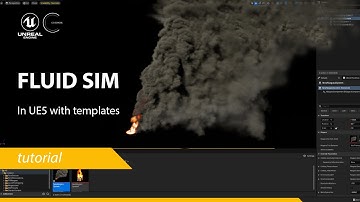 Creating fluid simulation in Unreal Engine 5 using templates.