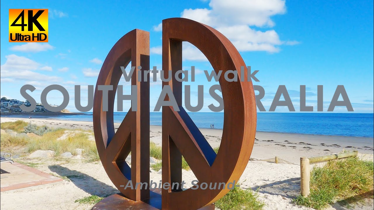 4K Virtual walk-Kingston Park coastal reserve | Adelaide, South Australia