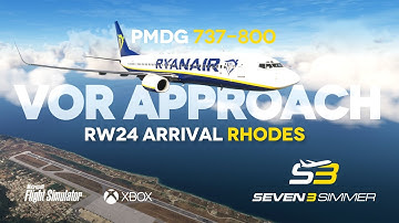 PMDG 737-800 VOR Approach & Landing TUTORIAL #microsoftflightsimulator #msfs2020 #msfs #pmdg