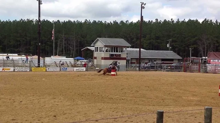 Merrill Mundy winning Williston Jr. Wpra 2013