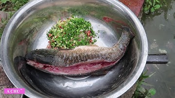 Pa Pỉnh Tộp (Cá Nướng Gập Tây Bắc)  l Bữa Cơm Trưa Với Bác Thợ Rèn