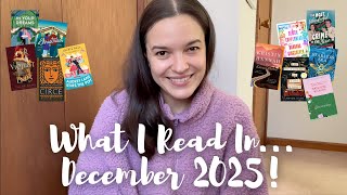 What I Read in December 2025 | Monthly Reading Wrap Up