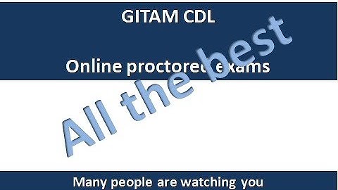 GITAM online exams