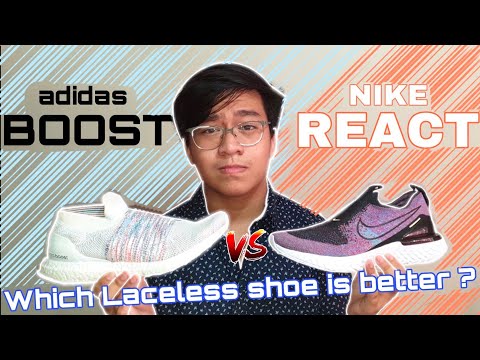 Nike Epic Phantom React vs. Adidas Ultraboost Laceless  | MarkP Vlogs