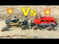 Rc rock crawler water test  rc rock crawler 4x4 tug of war  rc rock crawler in water unbox cha