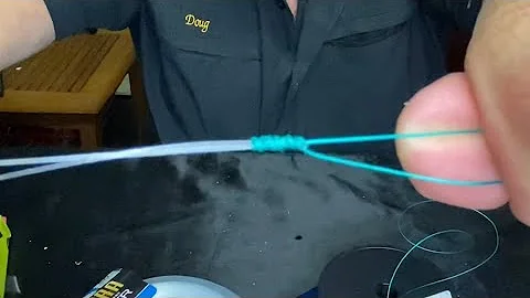 The quickest, strongest knot to join braid to lead...