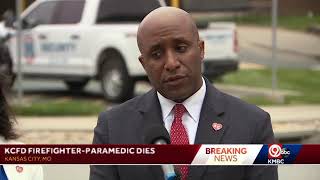 LIVE: Officials speak about deceased KCFD firefighter-paramedic