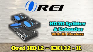 1x2 HDMI Extender Splitter over Cat6