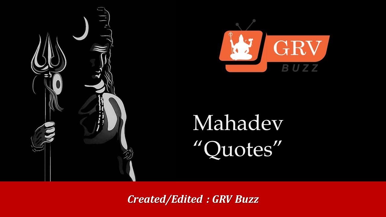 Lord Shiva Quotes in English & Hindi - Mahadev Quotes | Jai Mahakal