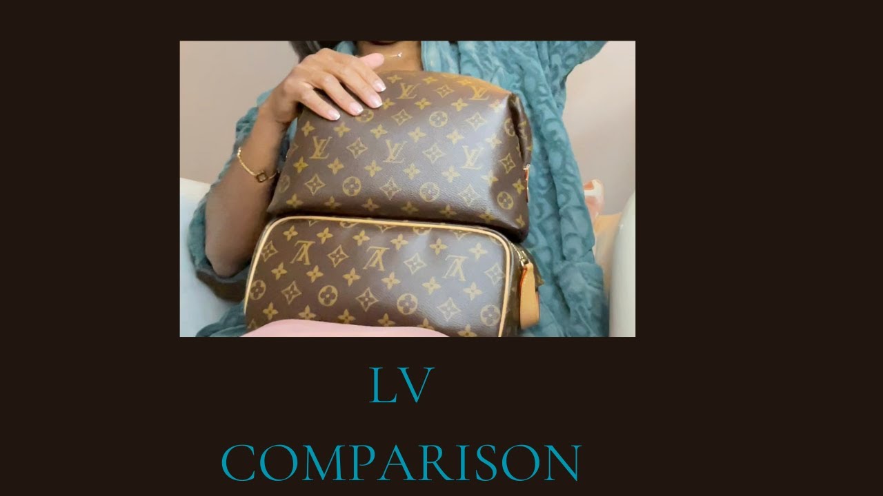 Louis Vuitton comparison of the Toiletry Bag 25 and Trousse Toilette 28 