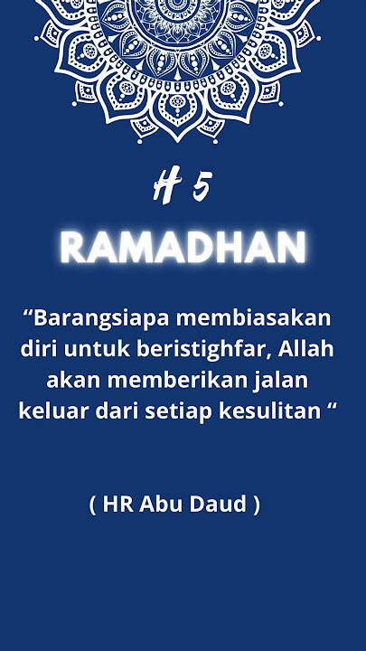 Quotes | Ramadhan | Barang siapa membiasakan diri beristighfar,,,, #shorts #ramadan #quotes