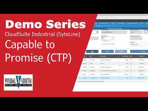 وعدہ کرنے کے قابل (CTP) – CloudSuite انڈسٹریل (SyteLine) مائیکرو ڈیمو