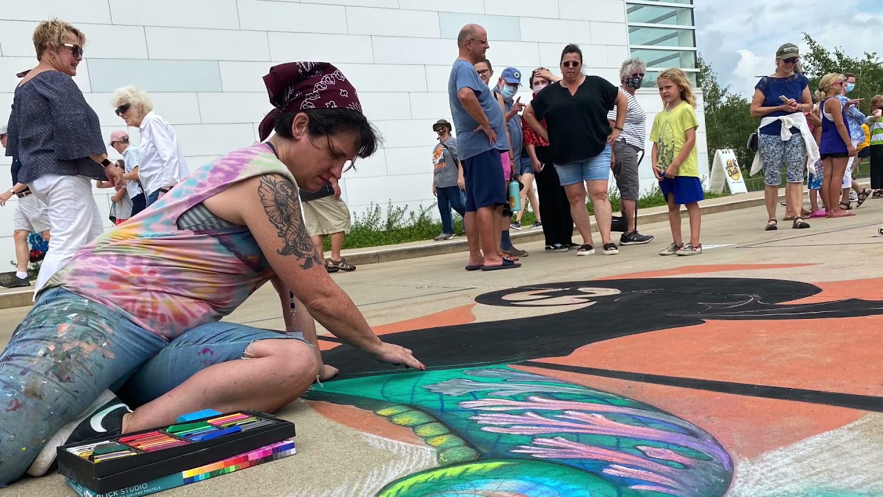 Art & Chalk Fest at Museum of Wisconsin Art YouTube