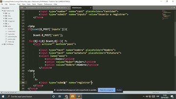 Ingresar datos a un array de PHP desde input en HTML
