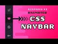 Animated Responsive Navbar with CSS - Plus Other Useful Tricks