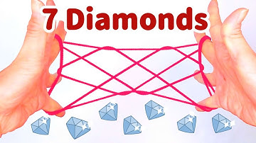 【あやとり】７つのダイヤの作り方　世界一簡単　String Figure/Cat