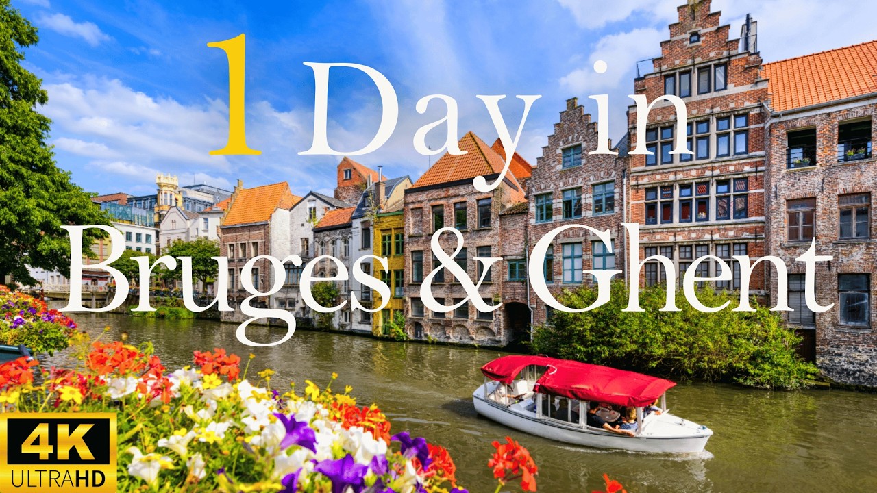 How to Spend 1 Day in BRUGES AND GHENT Belgium  | Travel Itinerary