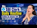 My SBI Clerk Daily Routine | Subhe Se Shaam Tak Ka Complete Study Plan 📚🎯 Shivani Keswani #sbiclerk 