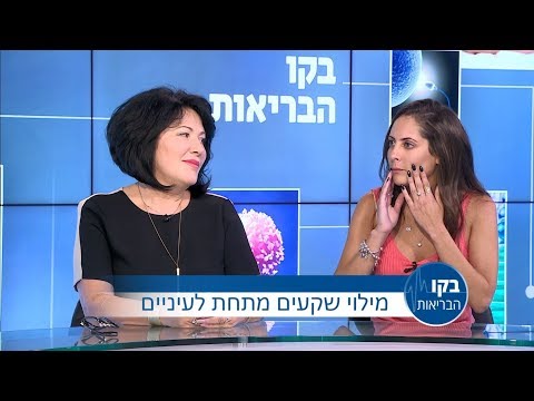 ד"ר אירנה לוין- מילוי שקעים מתחת לעיניים