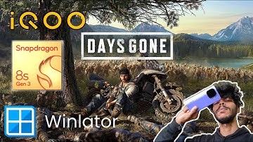 How to play Days Gone on IQOO Neo 10R | Winlator 11 settings