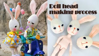 Bebe rabbit doll head production process-08