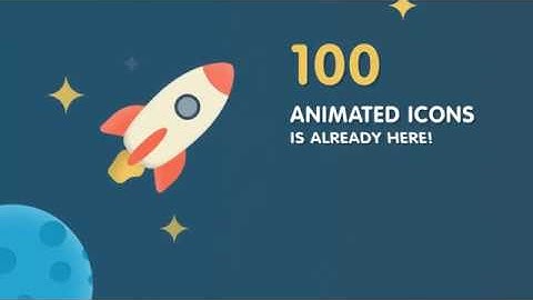 After Effects Template : Ballicons — 100 animated icons