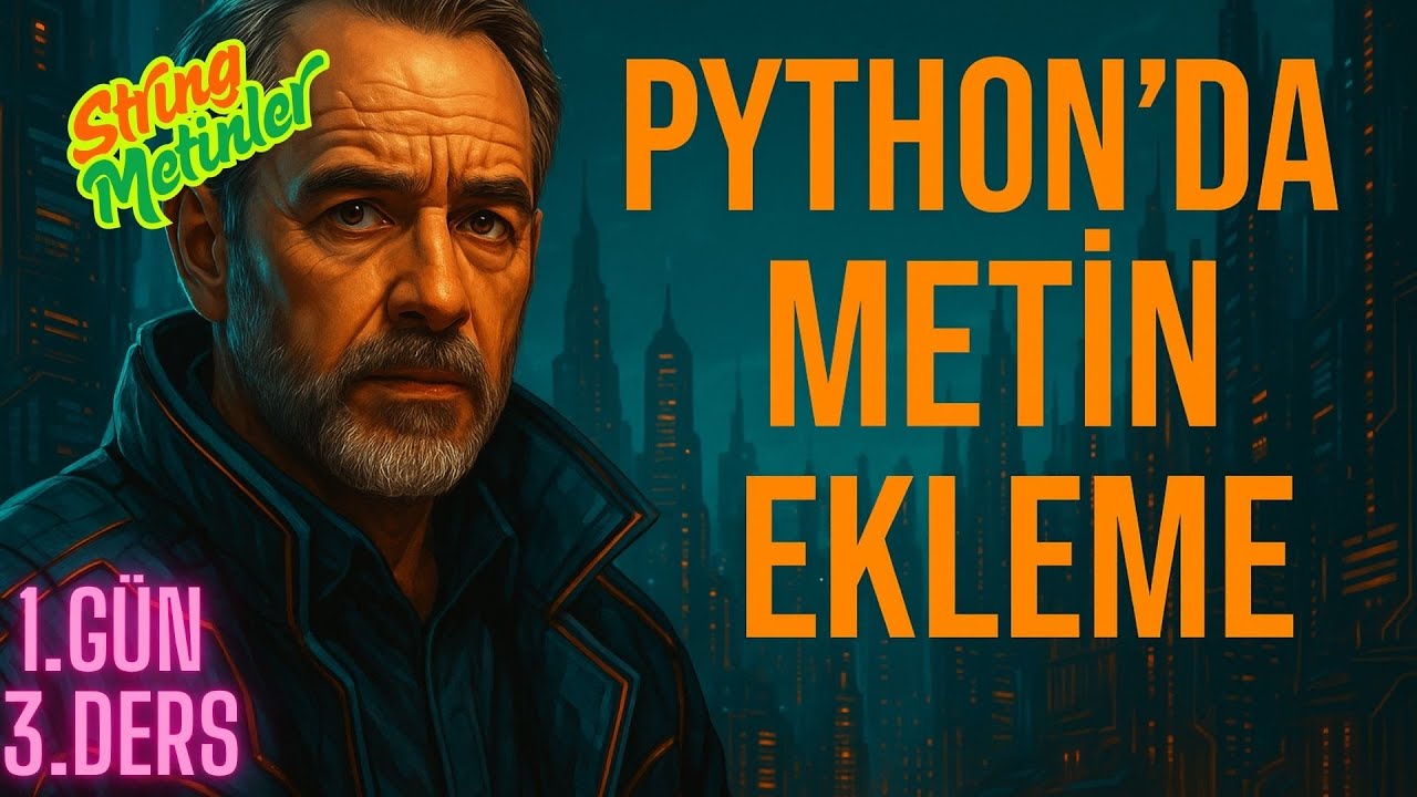 PYTHON DERSİ – GÜN 1 / DERS 3 | String Kullanımı ve Metinlerle Çalışma ...